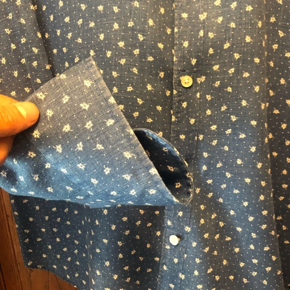 Bonobos men’s slim fit medium blue button down - Picture 3 of 4